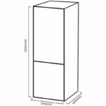 Frigorífico Combi Kromsline KC1850CIX 296L - Imagen 2