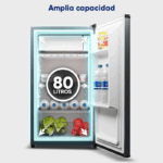 Mini Frigorífico Bajo Encimera 80L Inoxidable E COOL&FREEZE Origial Clase 80L - Imagen 3