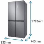 Frigorífico Samsung RF48A400EM9/EF 488L No Frost Americano - Imagen 3
