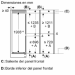 Frigorífico Integrable Combi Bosch KBN96ADD0 Serie 6 284L No Frost - Imagen 2