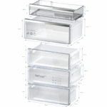 Frigorífico Combi Balay 440L No Frost 3KFC879 - Imagen 4