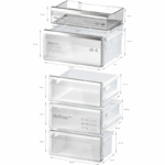 Bosch Frigorífico No Frost KGN39LBCF 363L Negro Combi - Imagen 9