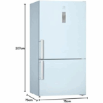 Frigorífico Combi Balay 2.03m 438L Blanco 3KFE776WE - Imagen 2