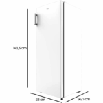 242L Frigorífico Una Puerta Cecotec Bolero CoolMarket White 1D 242 - Imagen 3