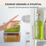 Frigorífico Combi E 117L Cecotec Bolero CoolMarket 117 DF - Imagen 7
