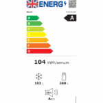 Frigorífico Combi Bosch 363L 2.03m KGN392LAF Inox - Imagen 3