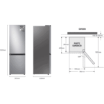 Frigorífico Combi Samsung RB34C602DSA/EF 344L - Imagen 3