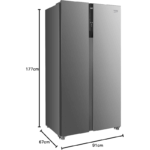 Beko Frigorífico Americano No 532L 177 cm GNO5323XPN Frost - Imagen 2