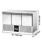 GGM Gastro Mesa de Refrigeración 368L 240W SAG147END - Imagen 6