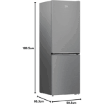 Frigorífico Combi Beko 316L 187x59.5x66.3cm B1RCNE364XB - Imagen 4
