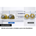 Combi Frigorífico Samsung RB38C605CWW/EF No Frost Blanco 390L - Imagen 5