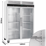 GGM Gastro Puertas Refrigerador 148x73 cm 1200L 2 KS1200GND - Imagen 4