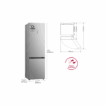 LG GBV5250CPY Combi 387L Total No Frost Frigorífico - Imagen 3