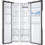 Frigorífico Side by Side Haier 90 cm 521 L Clasificación E HSR3918EWPG - Imagen 2