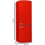 Frigorífico Cecotec Bolero CoolMarket 294L 190 cm E Rojo Combi Origin - Imagen 2