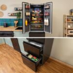 Frigorífico Cecotec Bolero Combi E 400 400L Negro Coolmarket F2D - Imagen 3