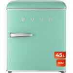 Nevera mini F Verde EVVO F20 45L Clase de eficiencia energética