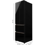 Frigorífico Cecotec Bolero Combi E 400 400L Negro Coolmarket F2D - Imagen 4