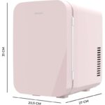 Nevera mini Cecotec Bolero 6L 12V-220V 5-65 °C Rosa - Imagen 2