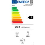 Frigorífico Combinado CREATE STYLANCE Negro 90 W 244 L Clasificación E - Imagen 3