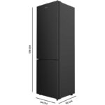 Frigorífico Combinado Negro 262 L Clasificación E 2 puertas Cecotec 262 - Imagen 3