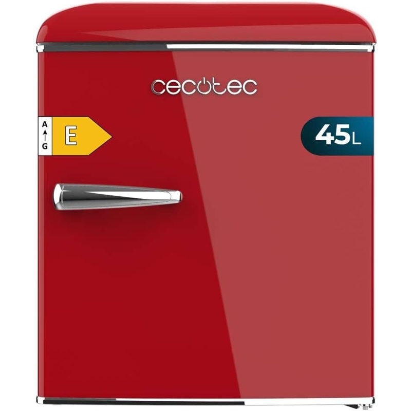ExB3lhxwUU Frigorífico mini Cecotec Bolero CoolMarket TT Origin 45 45L E Rojo - Imagen 1