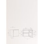 Fridge minibar CREATE 43L 65W Clase de eficiencia energética F Negro Nevera - Imagen 3