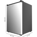 Frigorífico mini Cecotec Bolero CoolMarket Clase E Inox 133 133L 83,5 cm - Imagen 4