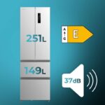 Frigorífico Cecotec Coolmarket Combi Inox 400 400L F2D E - Imagen 3