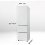 Frigorífico Combinado Haier 303 L 54,5 cm Clasificación E HTR3518ENMW - Imagen 2