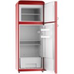 Frigorífico Rojo Dos Puertas EVVO 45L Clase E 170L F45 - Imagen 4