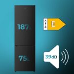 Frigorífico Combinado Negro 262 L Clasificación E 2 puertas Cecotec 262 - Imagen 6