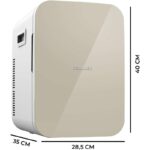 Nevera mini Cecotec Bolero 20L 7-65 °C Clase E Beige MiniCooling - Imagen 6