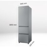 Frigorífico Combinado Haier HTR3518ENMX 303 L Clasificación E 54,5 cm - Imagen 2