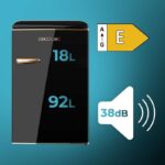 Frigorífico mini Negro Cecotec Bolero CoolMarket TT Origin 110 110L - Imagen 6