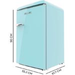 Frigorífico mini Cecotec Bolero CoolMarket E 110 110L Azul Origin - Imagen 4