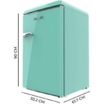 Frigorífico mini Cecotec Bolero CoolMarket TT Origin 110 110L E Verde - Imagen 6