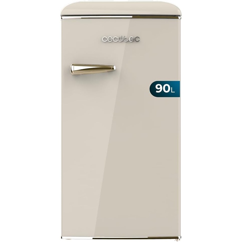 dGowKsj9sz Frigorífico mini Cecotec Bolero CoolMarket TT Origin 90 90L F Beige - Imagen 1