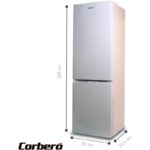 Frigorífico Combinado Corberó 59 x 91 x 177 cm 293 L 39 dB Clasificación D CCH18564NFW - Imagen 3