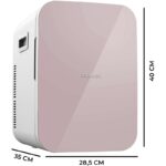 Nevera mini Cecotec Bolero 20L 7-65 °C Rosa Clase E - Imagen 2