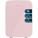 Nevera mini Cecotec Bolero 6L 12V-220V 5-65 °C Rosa