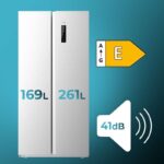 Frigorífico Side by Side Inox Cecotec 430 L 84 x 176 cm Clasificación E SBS 430 - Imagen 4