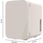 Nevera mini Cecotec Bolero MiniCooling 5-65 °C 12V-220V 6L Beige - Imagen 2