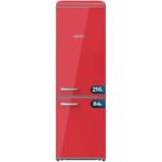 Frigorífico Cecotec Bolero CoolMarket Combi Rojo 300 300L E Origin