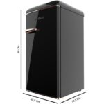 Frigorífico mini Cecotec Bolero CoolMarket TT Origin 90 90L F Negro - Imagen 3