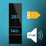 Frigorífico Cecotec Bolero Combi E 400 400L Negro Coolmarket F2D - Imagen 6