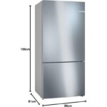 Frigorífico Combinado Bosch D Clasificación 186 x 86 cm KGN86AIDR - Imagen 5