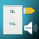 Frigorífico mini Cecotec Bolero CoolMarket 107 107L Clase de eficiencia energética E Blanco - Imagen 4