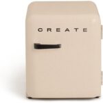 Frigorífico CREATE RETRO FRIDGE 50 Clase energética F 48 L 39 dB Arena Maneta Negra