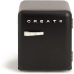 Frigorífico CREATE RETRO FRIDGE 50 Clase energética F 48 L 39 dB Negro Maneta Mármol